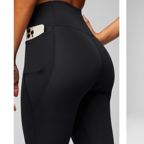 Fabletics PureLuxe Cross Over High Waisted 7/8 Legging - Picture 2 of 5